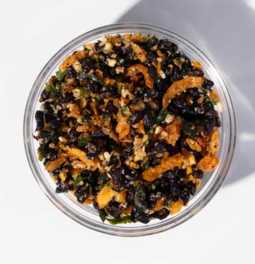 Purple rice crunch