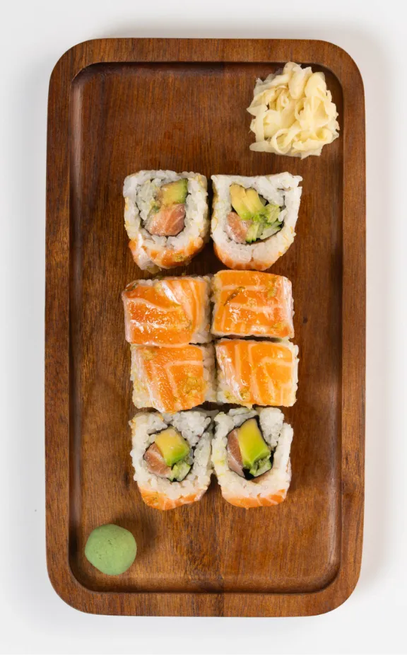 Salmon on Salmon roll
